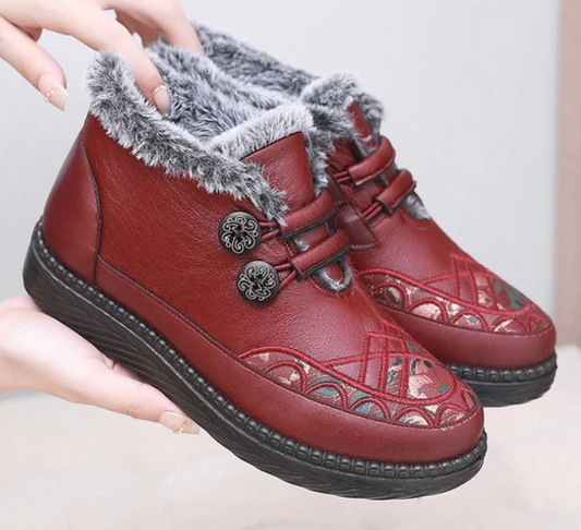 Zapatos cálidos extra gruesos para invierno